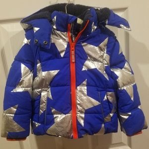 Mini Boden puffer coat 2/3